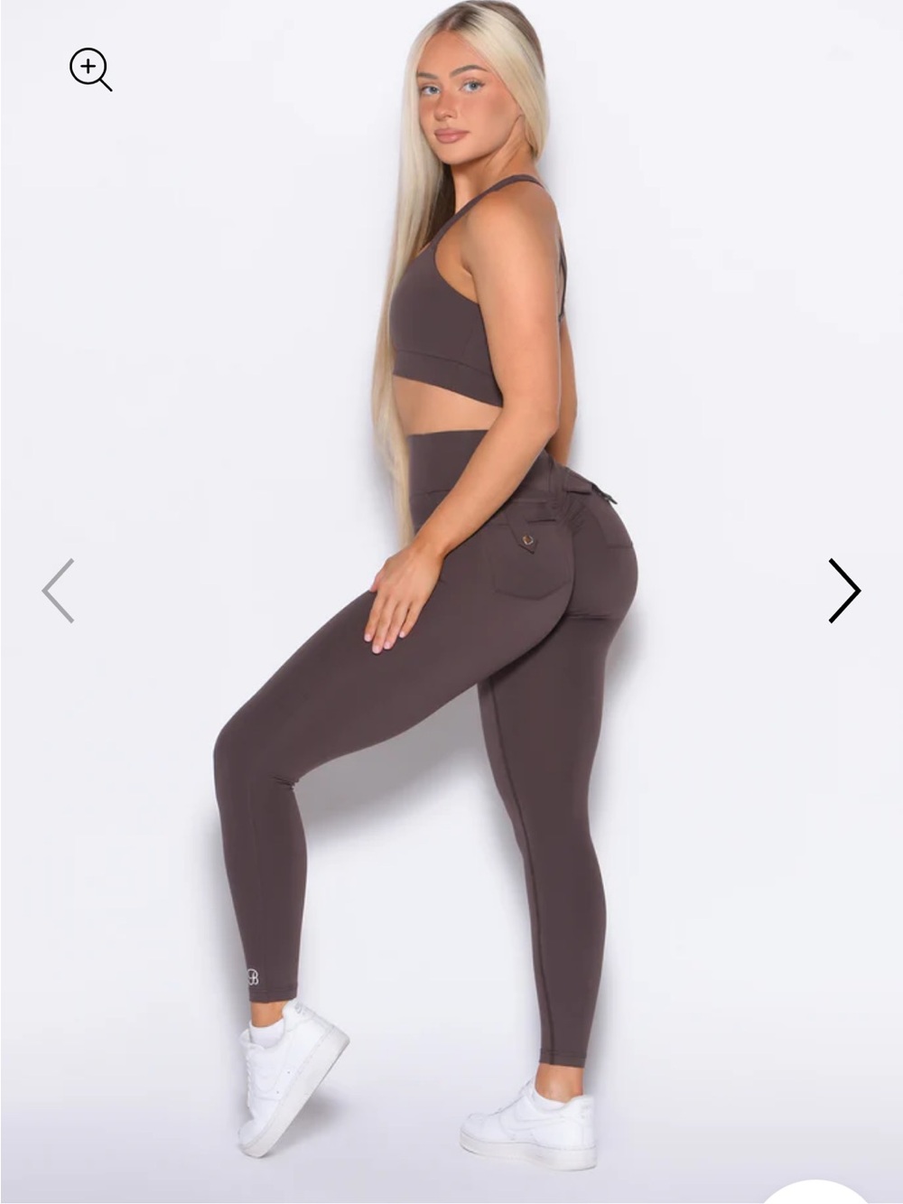 Bombshell sportswear High-Waist Sculpting Leggings - truffle